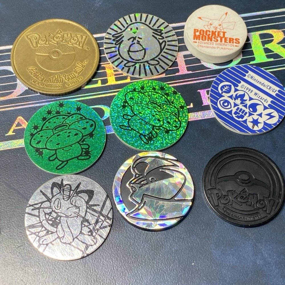 Vintage Pokémon Coin Lot – Wizards of the Coast 1999–2002
